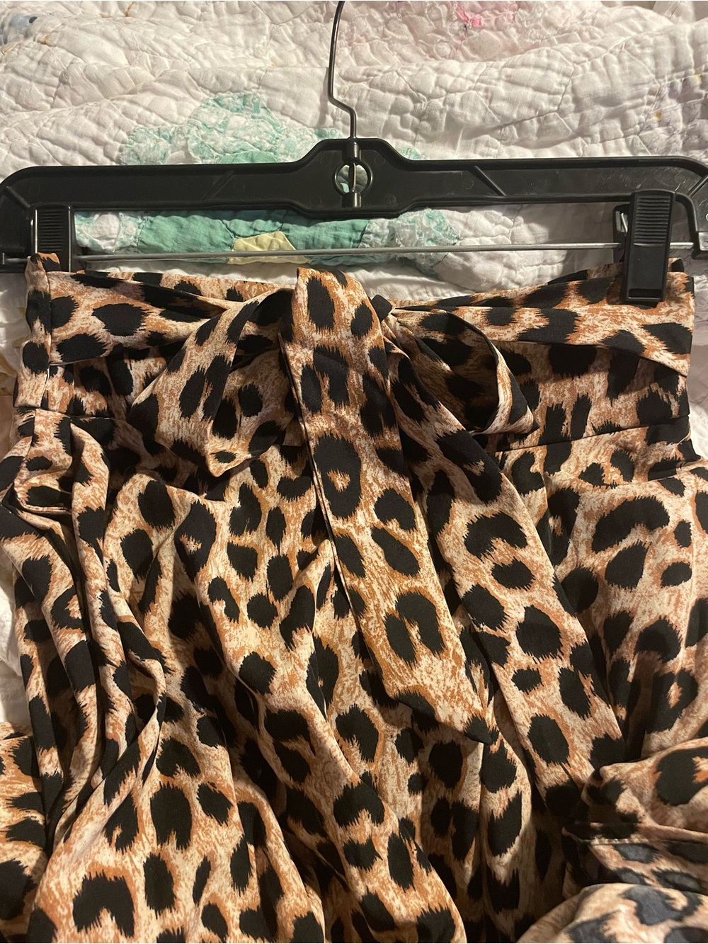 BellanBlue Leopard Tie-Waist Maxi Skirt - Brown & Black - Picture 6 of 8